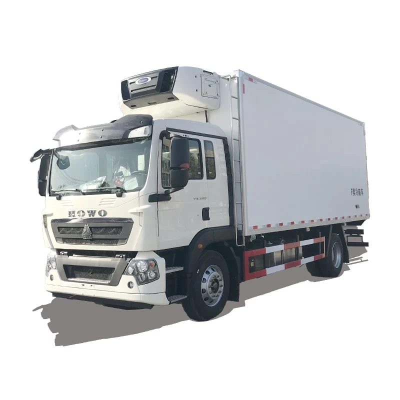 HOWO 42m3 right hand drive refrigerator truck for good sale Thumbnail