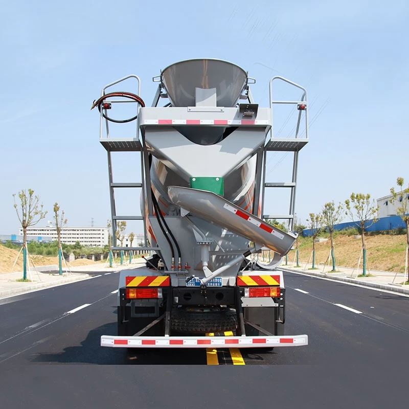 SHACMAN low price 8*4 8m3 concrete mixer truck Back Image
