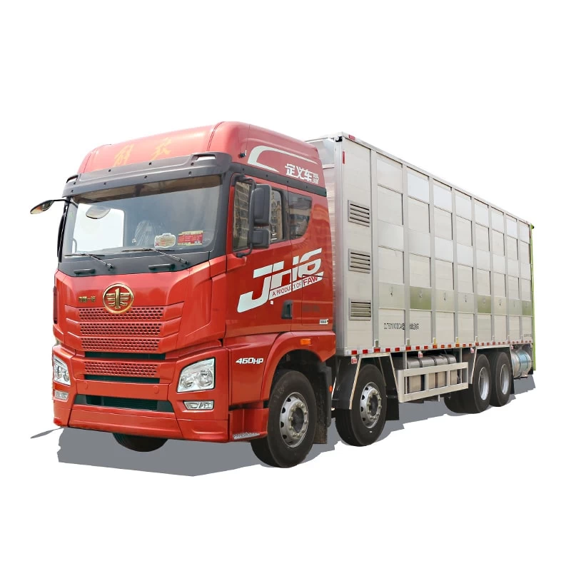 FAW 8*4 animal poultry chicken pig transport truck Thumbnail