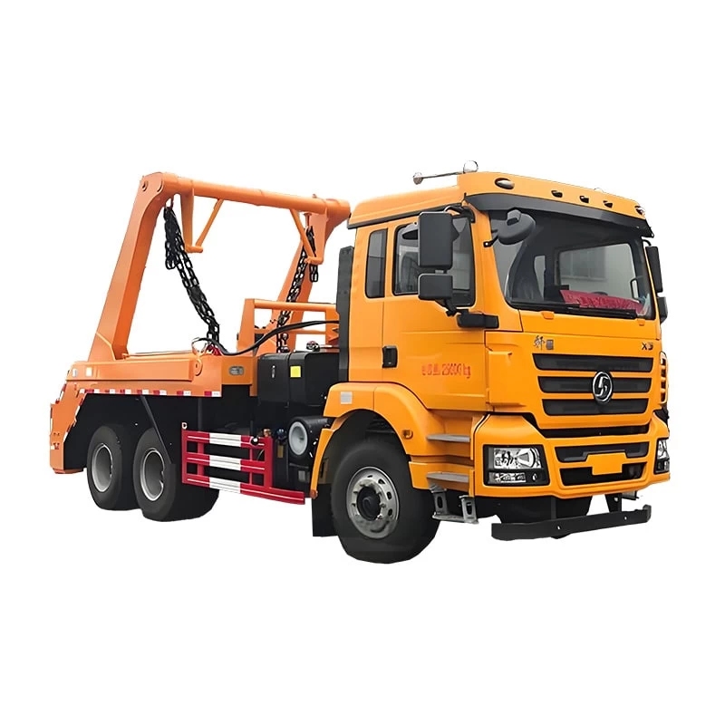 Shacman 17 CBM Swing Arm Trash Truck Thumbnail