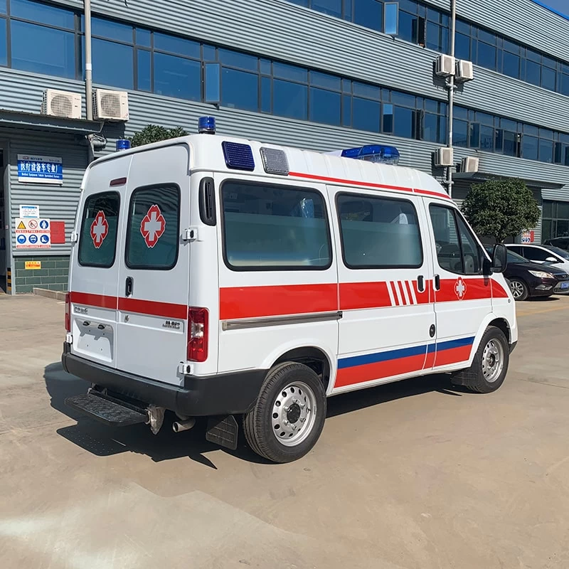 JMC 4*2 good quality ambulance Oblique Back Plot