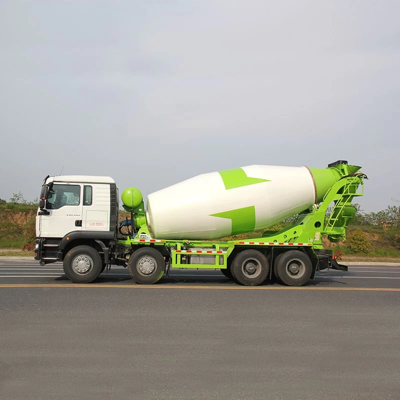 HOWO 8 m3 volumetric concrete mixer truck for sale Front Side View
