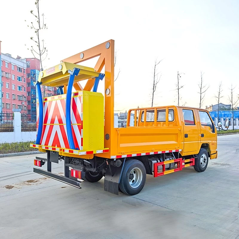 JMC 70km/h collision prevention anti-collision buffer truck Oblique Back Plot 