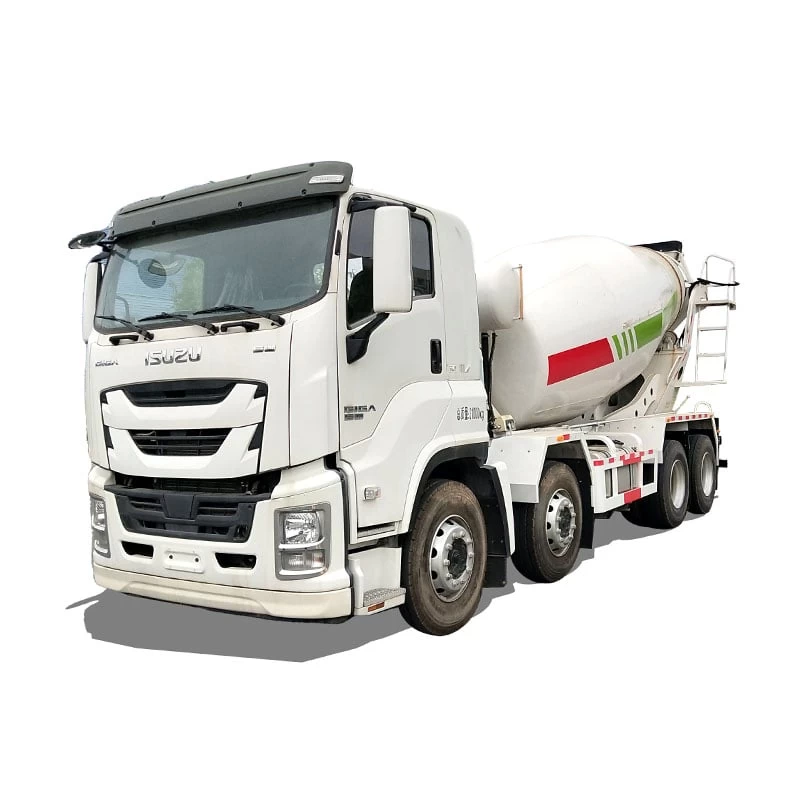 ISUZU 8*4 full power take-off concrete mixer truck Thumbnail