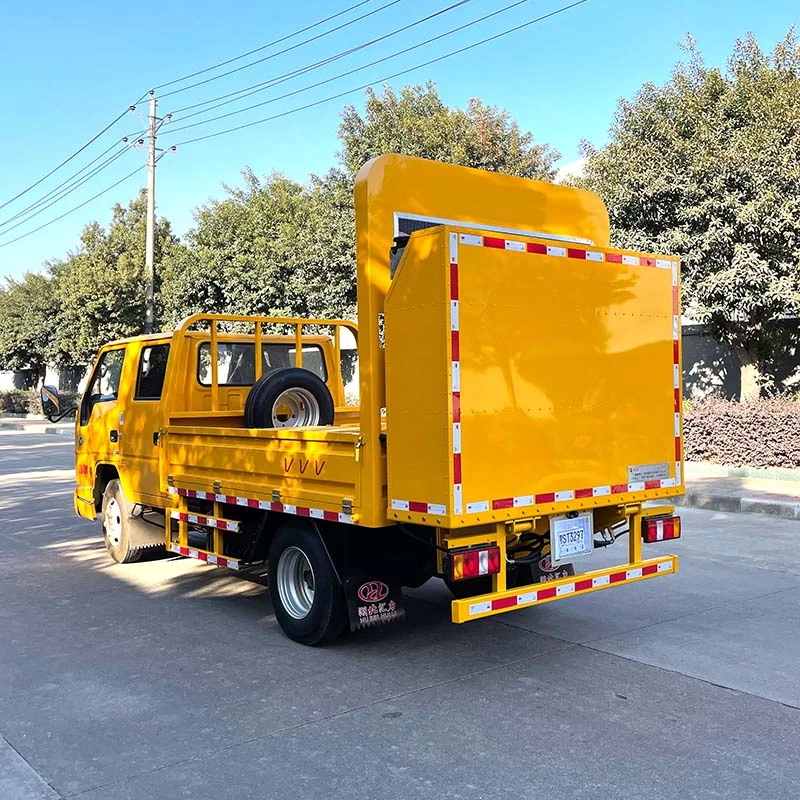 JMC 70K Anti Collision Buffer Trucks Oblique Back Plot
