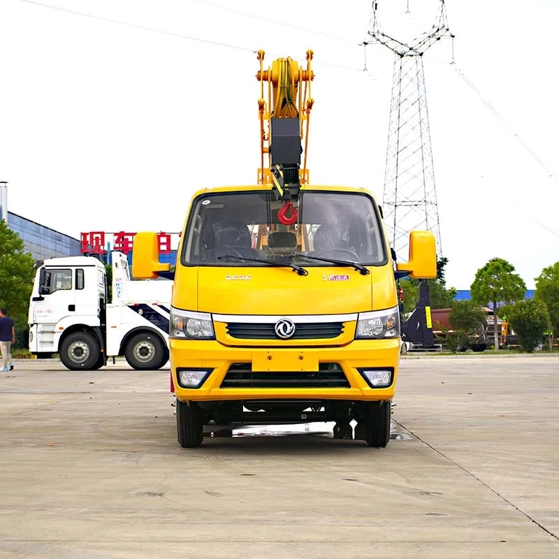 DongFeng 4x2 aerial working platform truck Front View