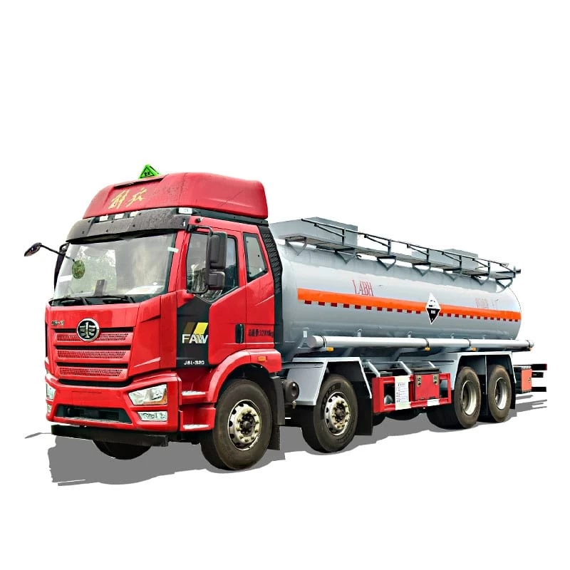 FAW 8*4 20 ton H2SO4 Acid Tank Trailer Sulfuric for sale Thumbnail
