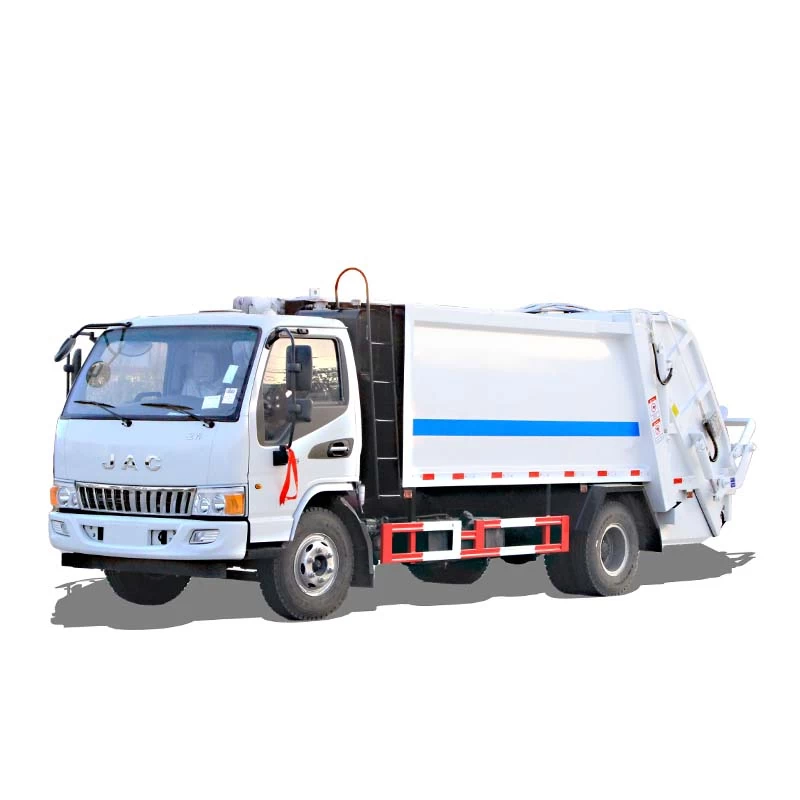 Jac 4x2 Rear Loading 6cbm Compressed Garbage Truck thumbnail