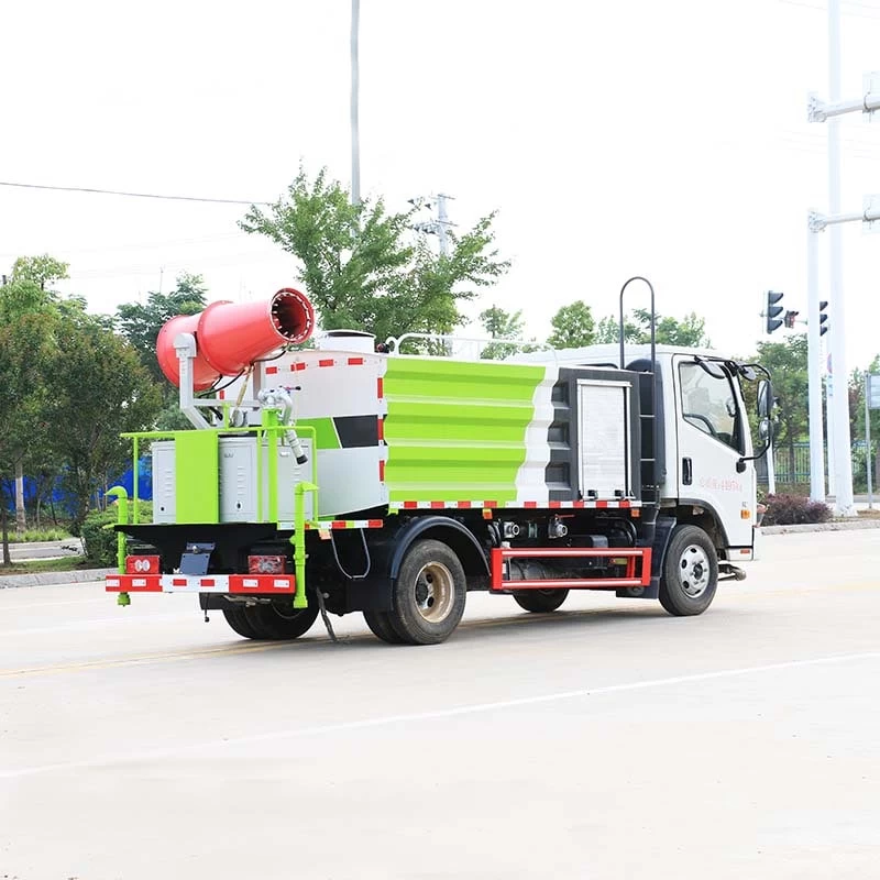 FOTON 3ton dust suppression truck water spray truck Oblique Back Plot