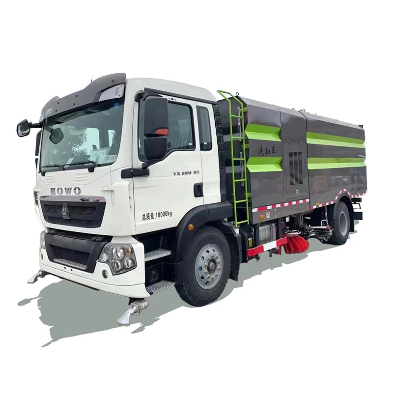HOWO new or used 4*2 Street Sweeper with High Pressure Thumbnail
