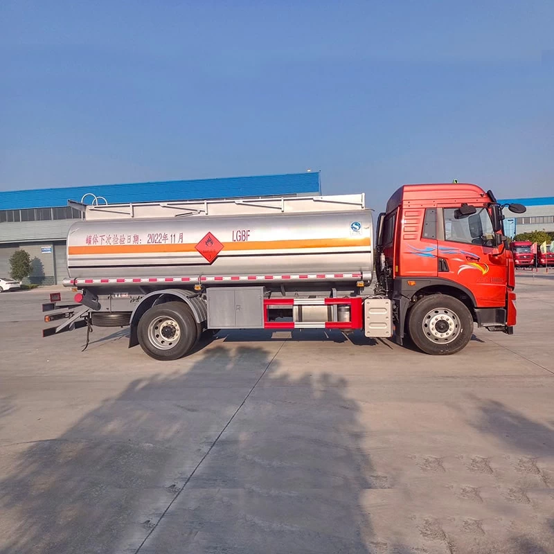 New or Used FAW 4x2 14400L Tanker truck for sale Front Side View