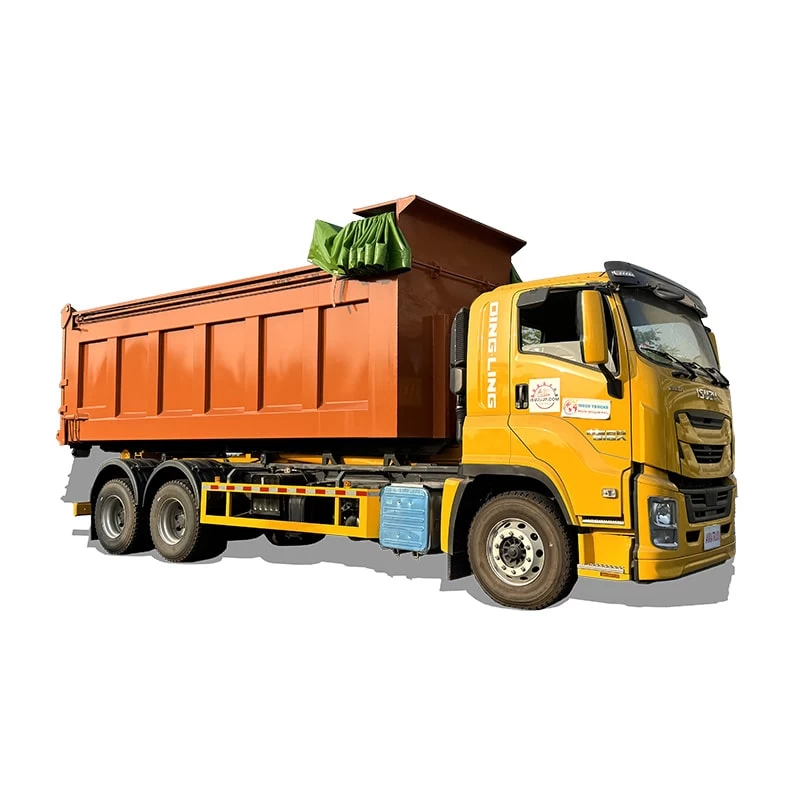 Janpan Brand Heavy Duty 30 Ton Hook Lift Garbage Truck Thumbnail
