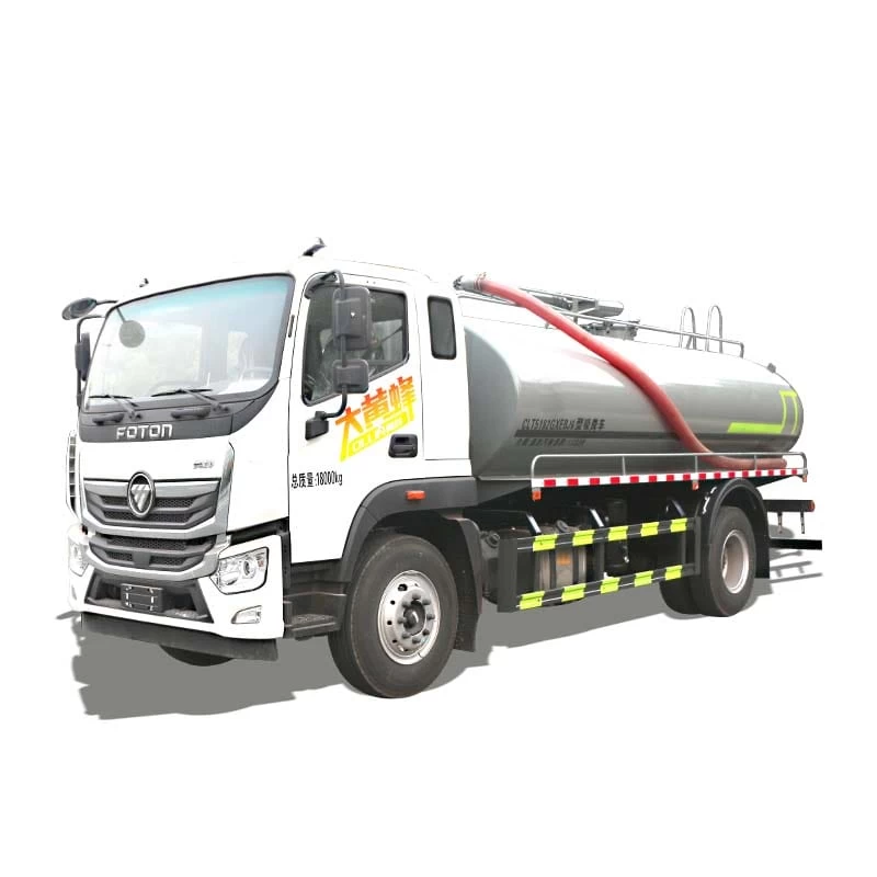 FOTON 15000L toilet septic tank sewage suction truck Thumbnail