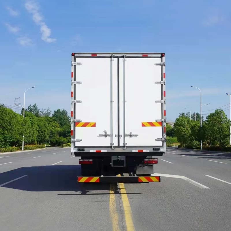 JAC light duty refrigerated truck 10 ton refrigerator truck Back Image

