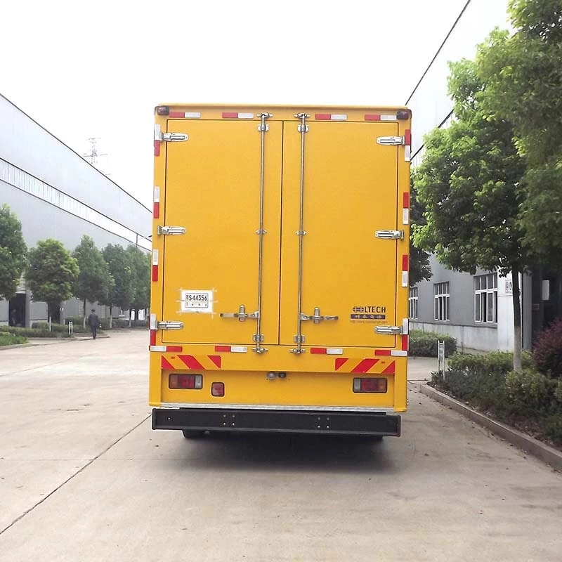 Isuzu 250kw Emergency Electric Power Truck Back Image
