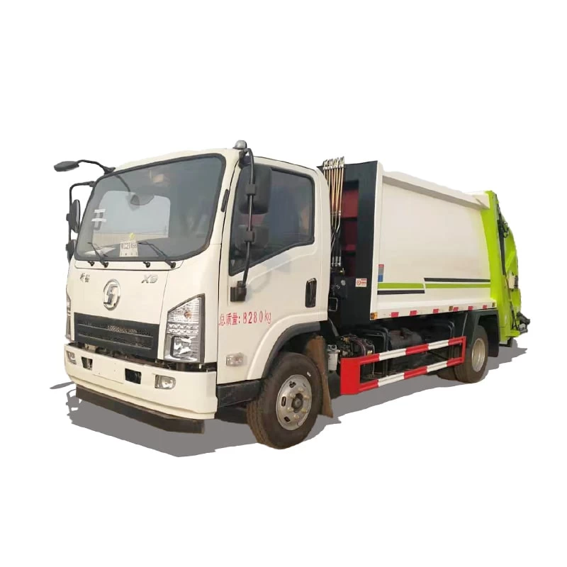 SHACMAN 7 cbm sanitation compressed garbage truck Thumbnail