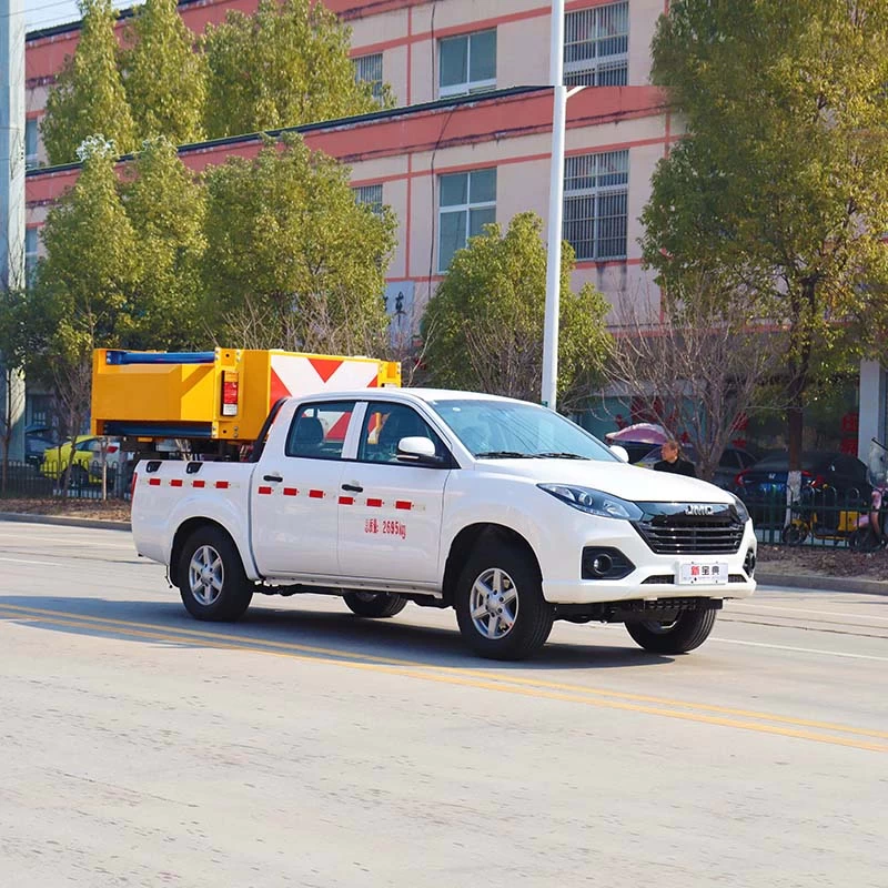JMC pickup 70K anti-collision buffer truck Oblique Front View