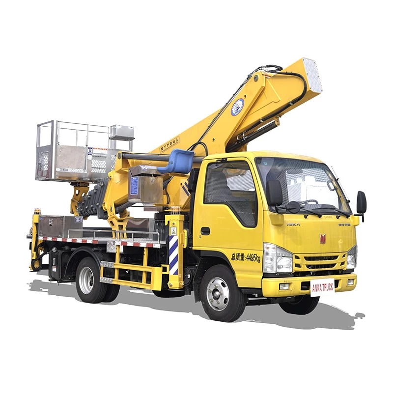 ISUZU new or used 4*2 28 meters boom lift aerial work truck Thumbnail
