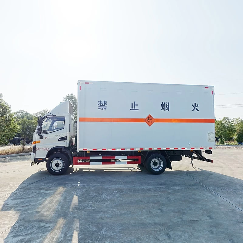 JAC 4*2  blasting equipment van cargo truck for sale Front Side View
