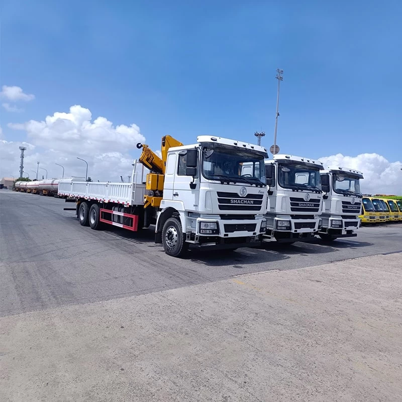 China Factory Shacman 12 tons Hydraulic Mobile Truck Crane
Oblique Front View