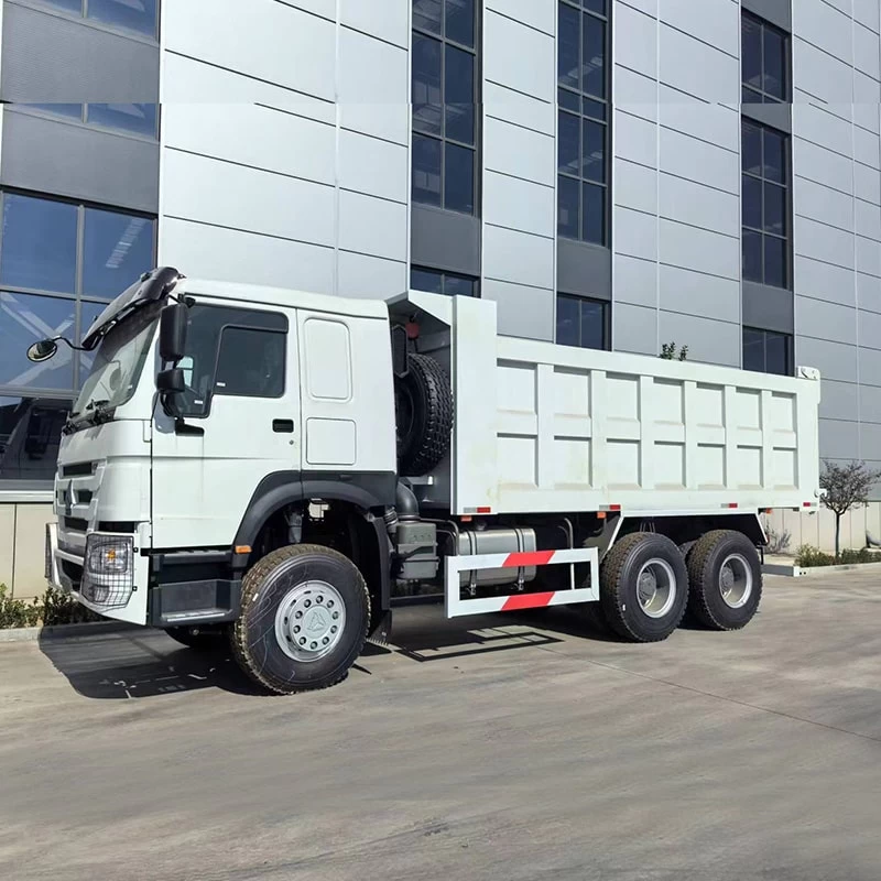 Brand new 6*4 10 wheel factory outlet used howo dump truck Oblique Front View
