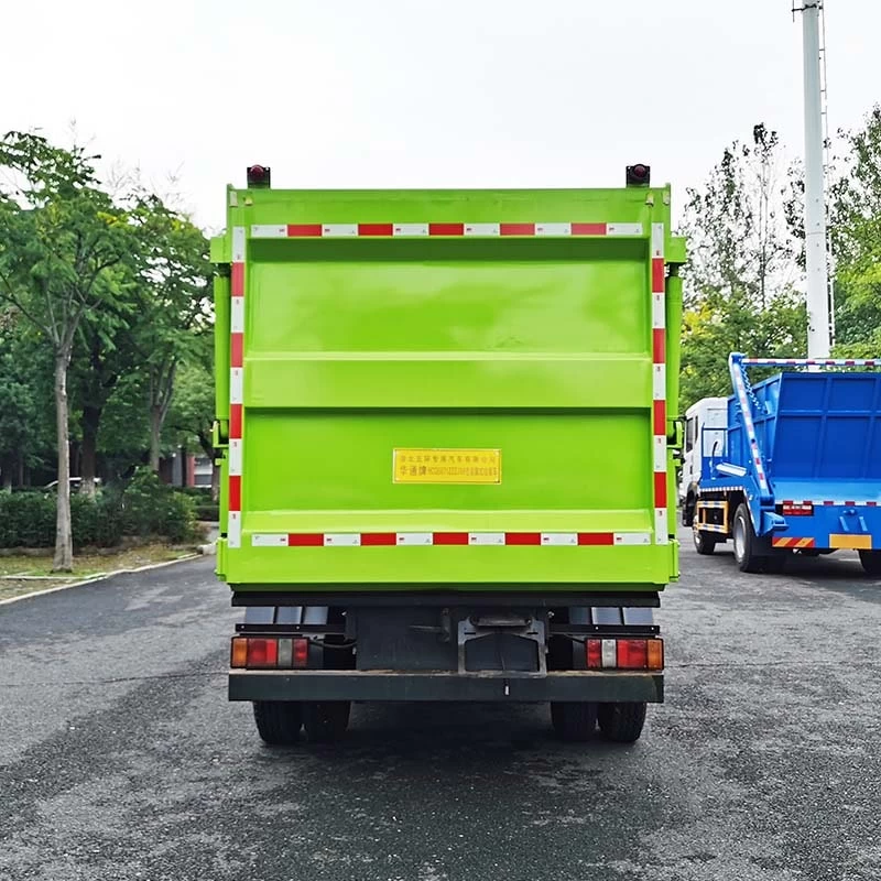 JMC 5 cbm side load compactor garbage truck Back Image