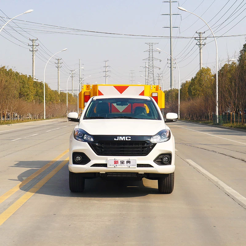 JMC pickup 70K anti-collision buffer truck Front View