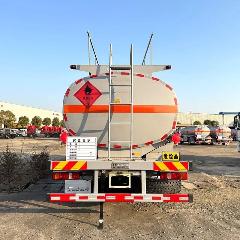 HOWO new or used 6*4 16 ton oil diesel fuel tank truck Back Image
