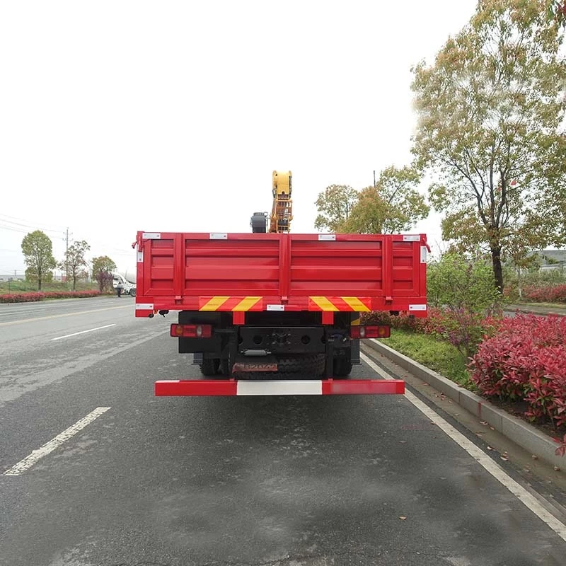 DongFeng 6x4 hydraulic truck mounted cranes Back Image
