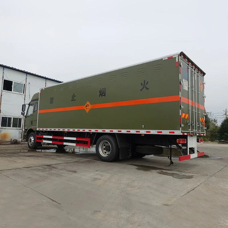 FAW blasting equipment transport truck with cheap price Oblique Back Plot
