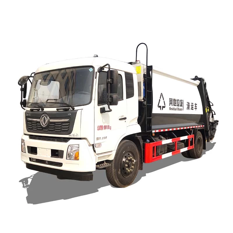 DongFeng City Use Rear Loading Garbage Collector Truck thumbnail