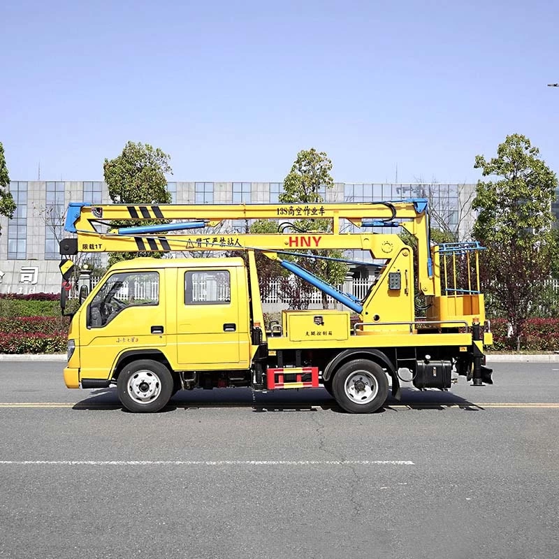 Foton 13m bucket truck aerial working truck Front Side View