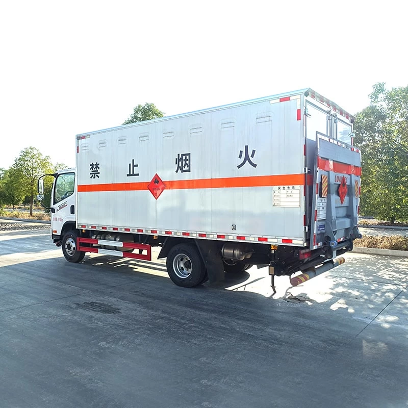 FAW 4*2 flammable liquid explosion-proof truck for sale Oblique Back Plot