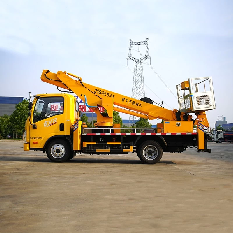 FAW 21m Hydraulic Straight Arm Aerial Lift Platform Truck
Front Side View