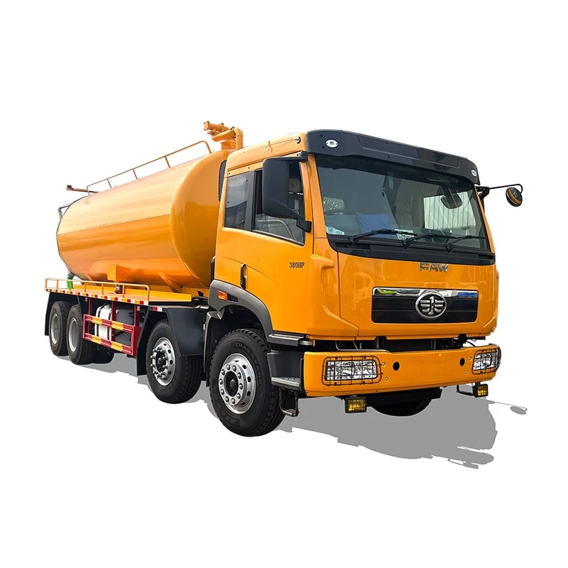 FAW 8*4 30 cubic vaccum sewage fecal suction truck Thumbnail
