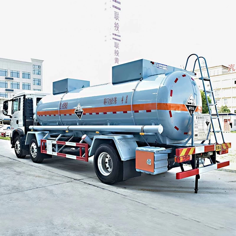 SINOTRUK 6*2 Chemical Tanker (Stainless Steel) for sale Oblique Back Plot
