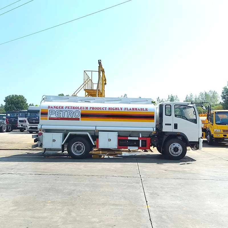 Howo 12000 Liters Diesel Oil Fuel Tanker Truck Front Side View