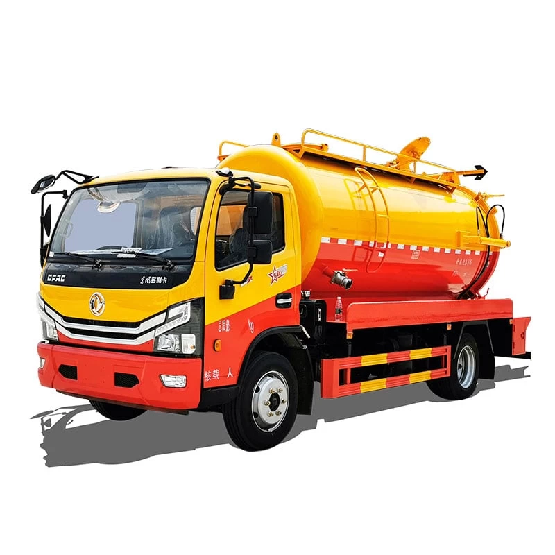 Dongfeng 4*2 10 ton vacuum truck sewage suction Thumbnail