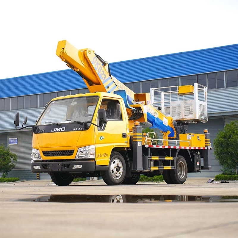 JMC 4X2 23m High-altitude Operation Truck Oblique Front View