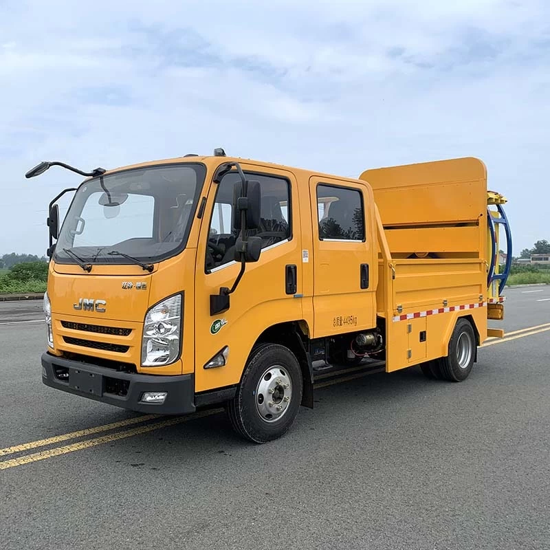 JMC 4*2 6 people seat Collision Mitigation Truck Oblique Front View
