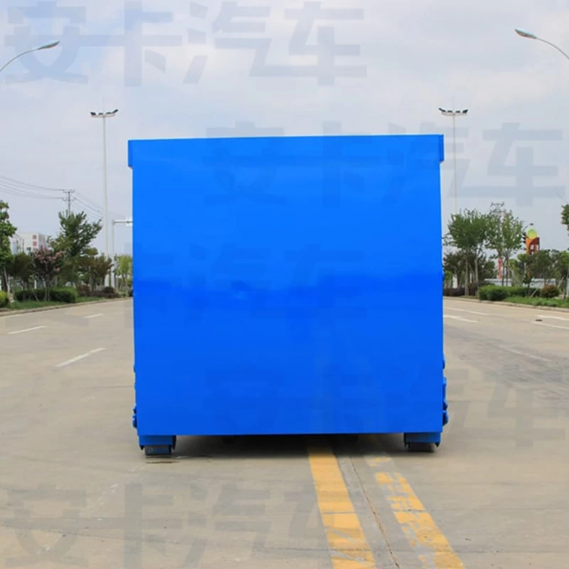 10 cbm cummins engine detachable garbage truck Back Image
