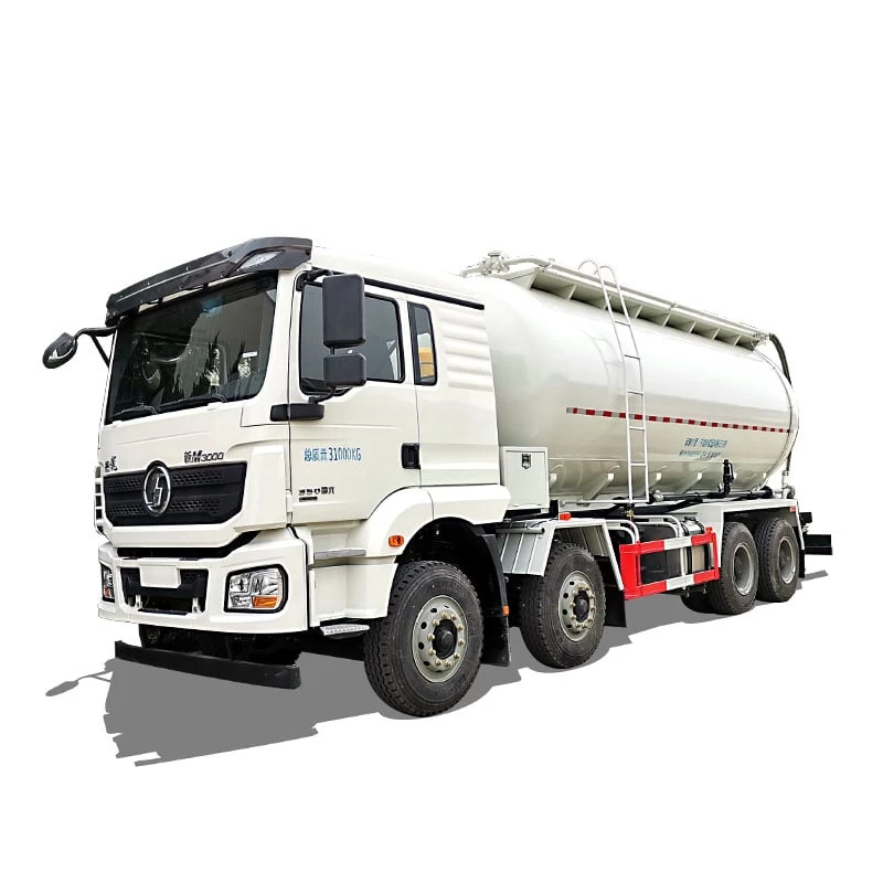 SHACMAN 8*4 dry powder material transport truck Thumbnail