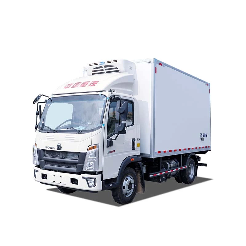 Howo 4X2 Refrigerated Van Truck for Fruits Vegetables Thumbnail
