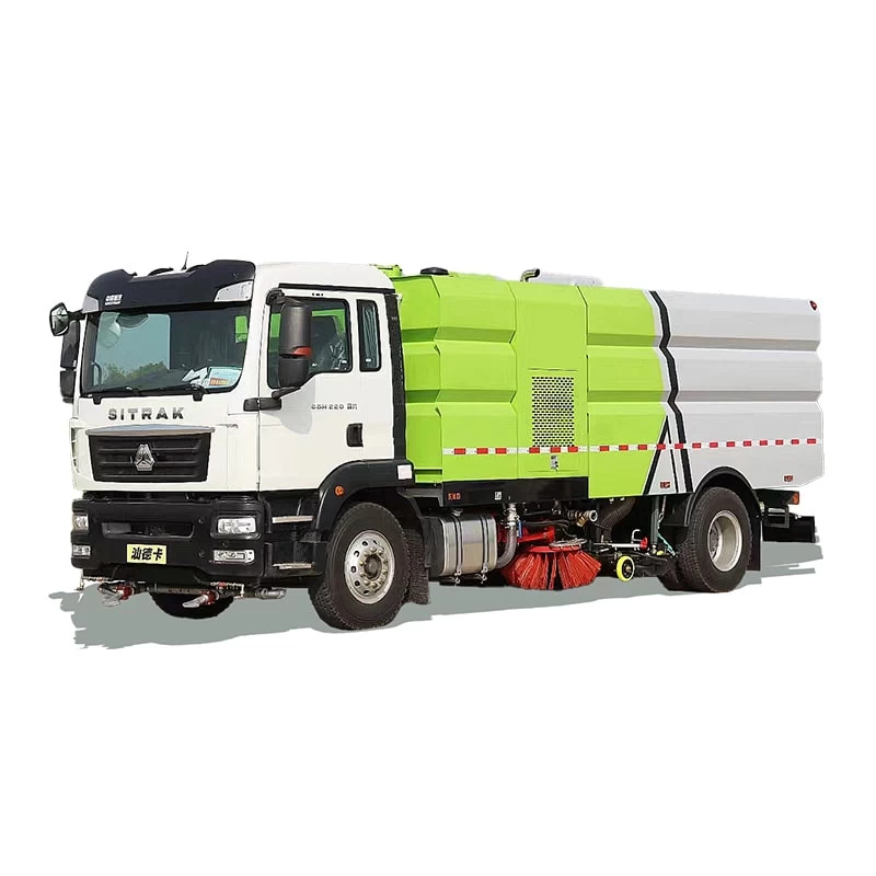 SINOTRUK high quality 4*2 new or used sweeper-washer truck Thumbnail

