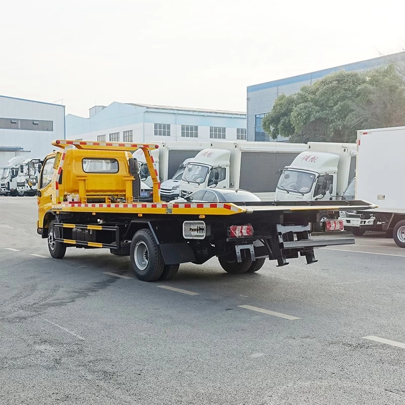 4*2 euro 2 3 4 5 crane wrecker JAC tow trucks wreckers Oblique Back Plot