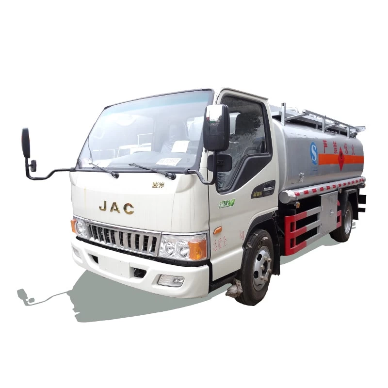 JAC 4*2 new or used 8000 liters l fuel bowser tank truck Thumbnail
