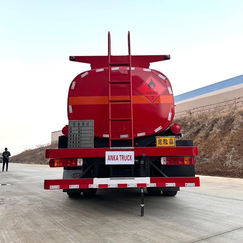 HOWO 4*2 iron oil diesel fuel bowser for sale Back Image
