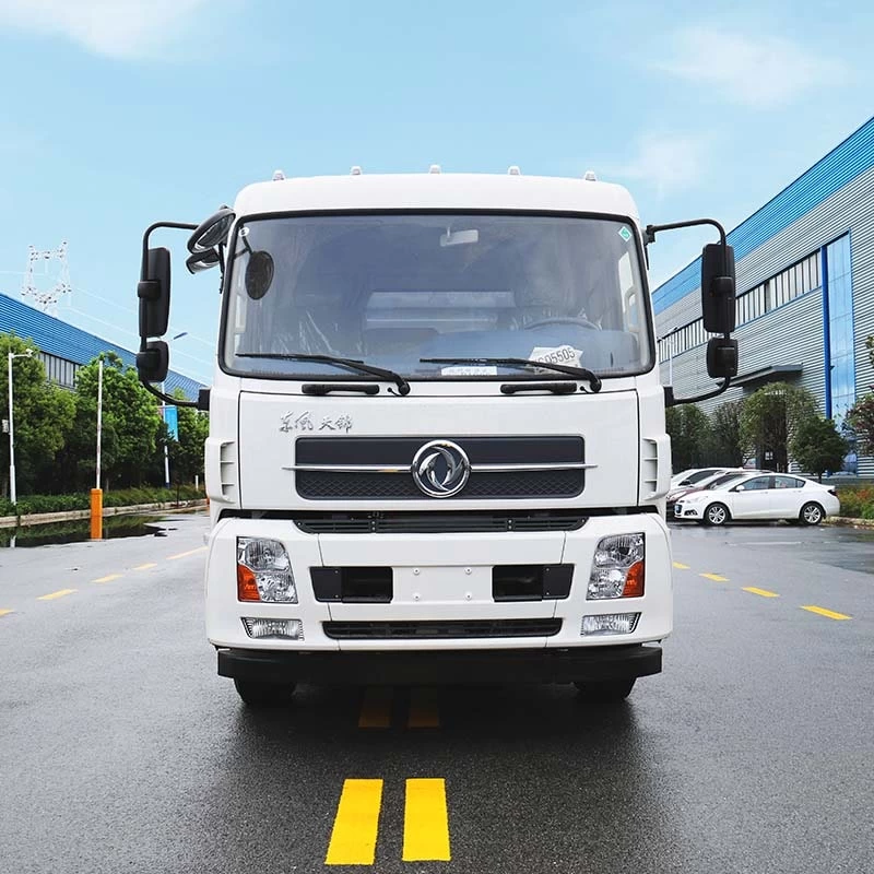 DongFeng 18ton Pure Electric Road Street Sweeper Truck Front view