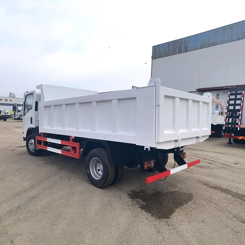 Good quality new or used 4*2 mining isuzu dump truck Oblique Back Plot