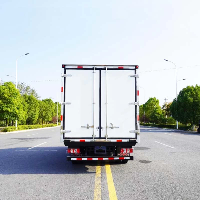 JAC 4x2 Refrigerator Truck 6 Wheels Refrigerated Truck Back Image